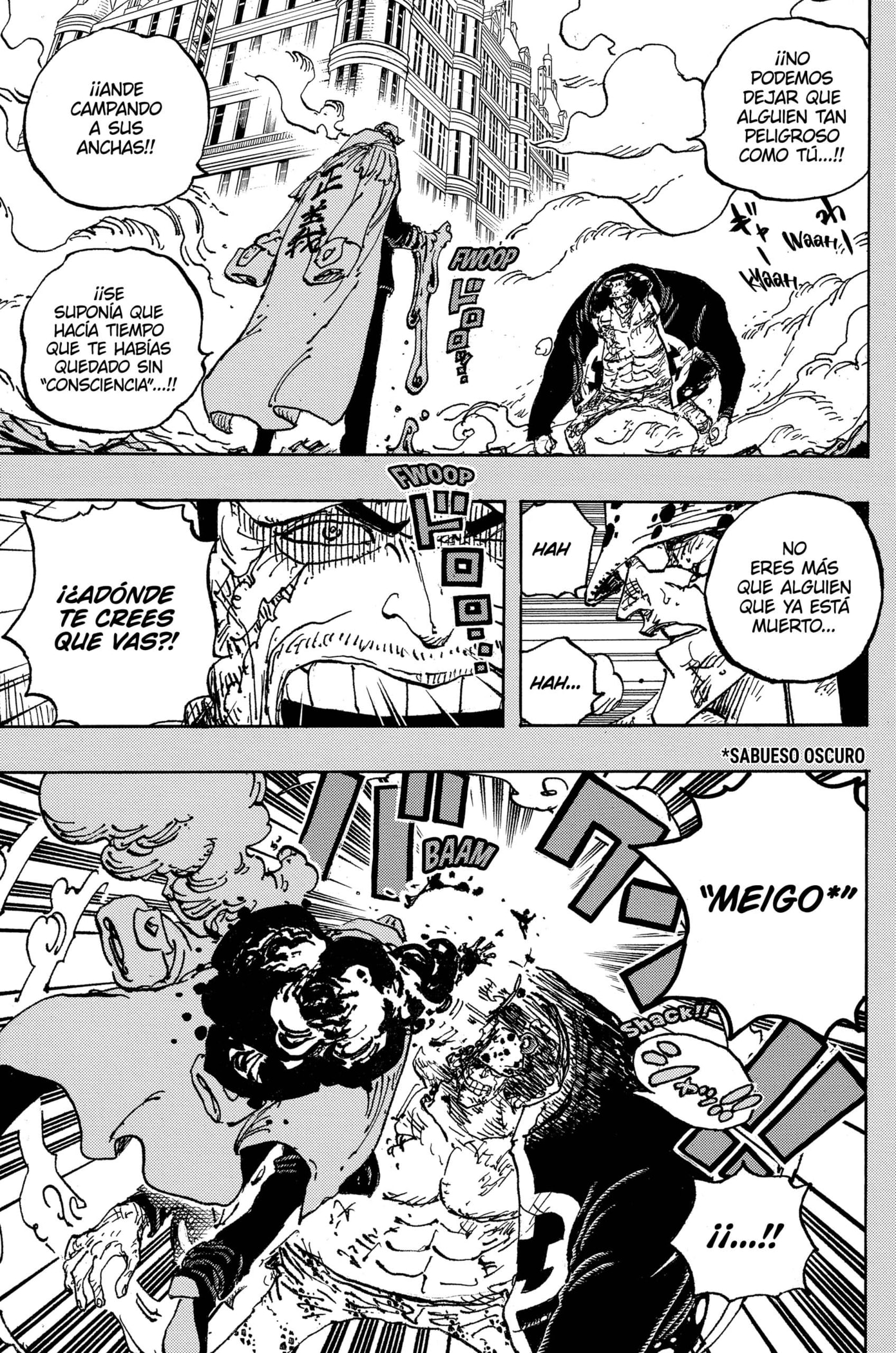 One Piece Capitulo 1092: El Incidente del Alboroto del "Tirano" Kuma en Tierra Santa página 5