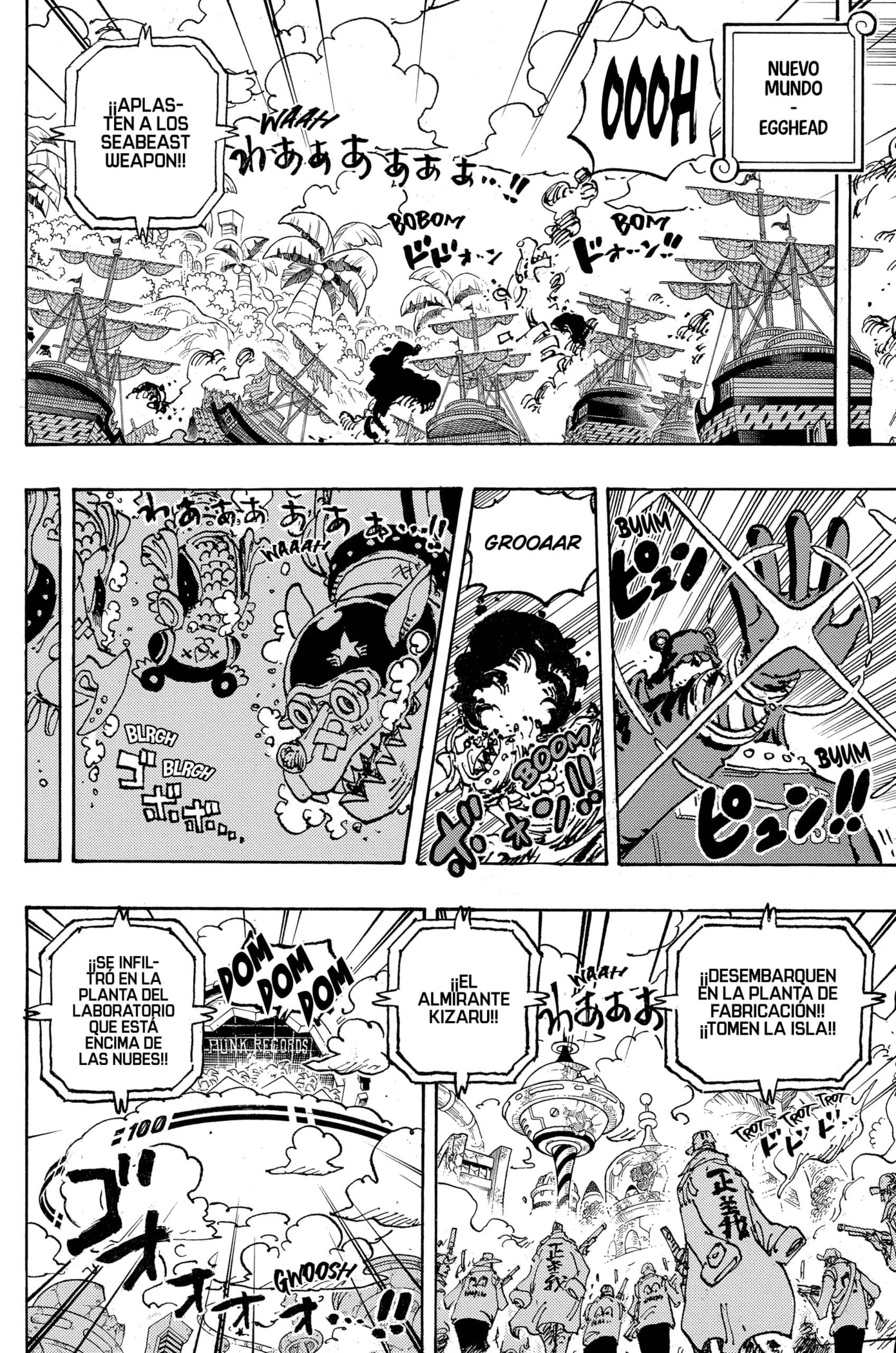One Piece Capitulo 1092: El Incidente del Alboroto del "Tirano" Kuma en Tierra Santa página 8
