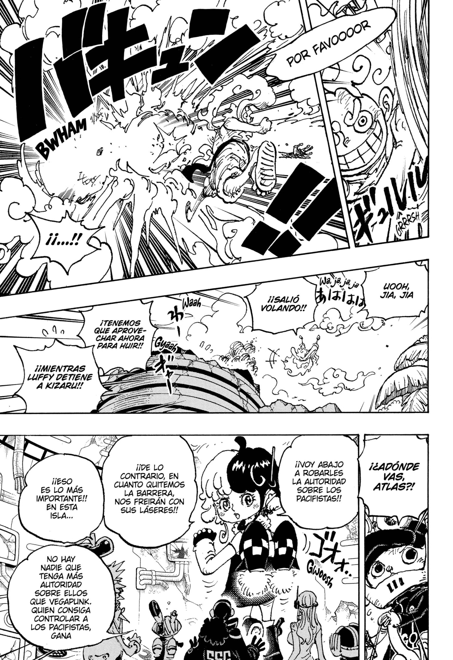 One Piece Capitulo 1093: Luffy Vs. Kizaru página 3