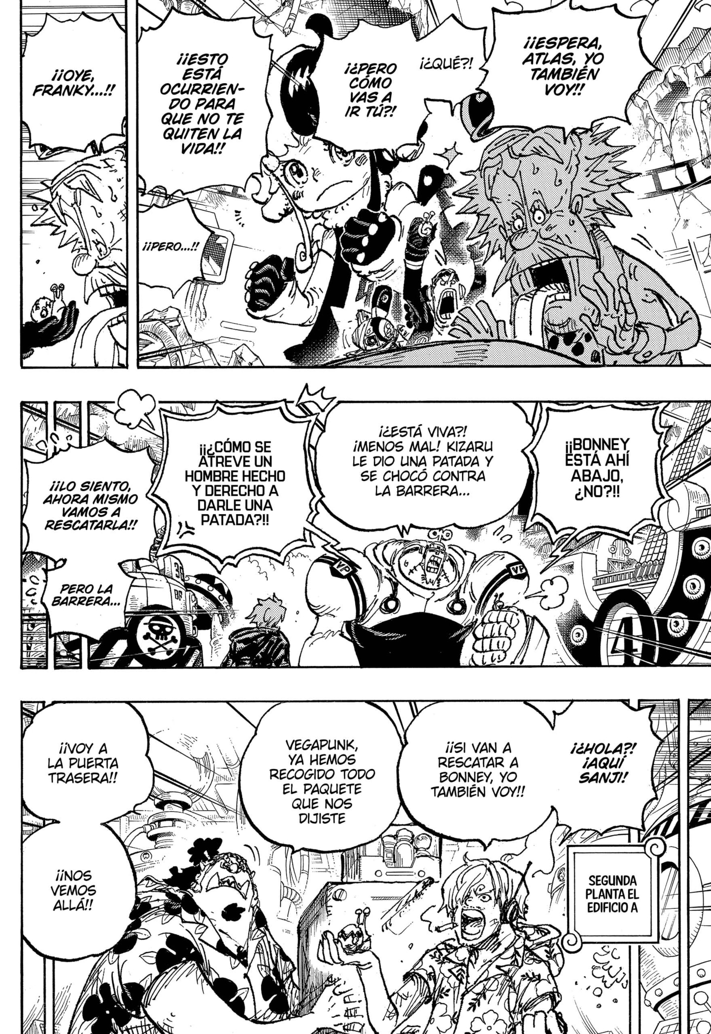 One Piece Capitulo 1093: Luffy Vs. Kizaru página 4