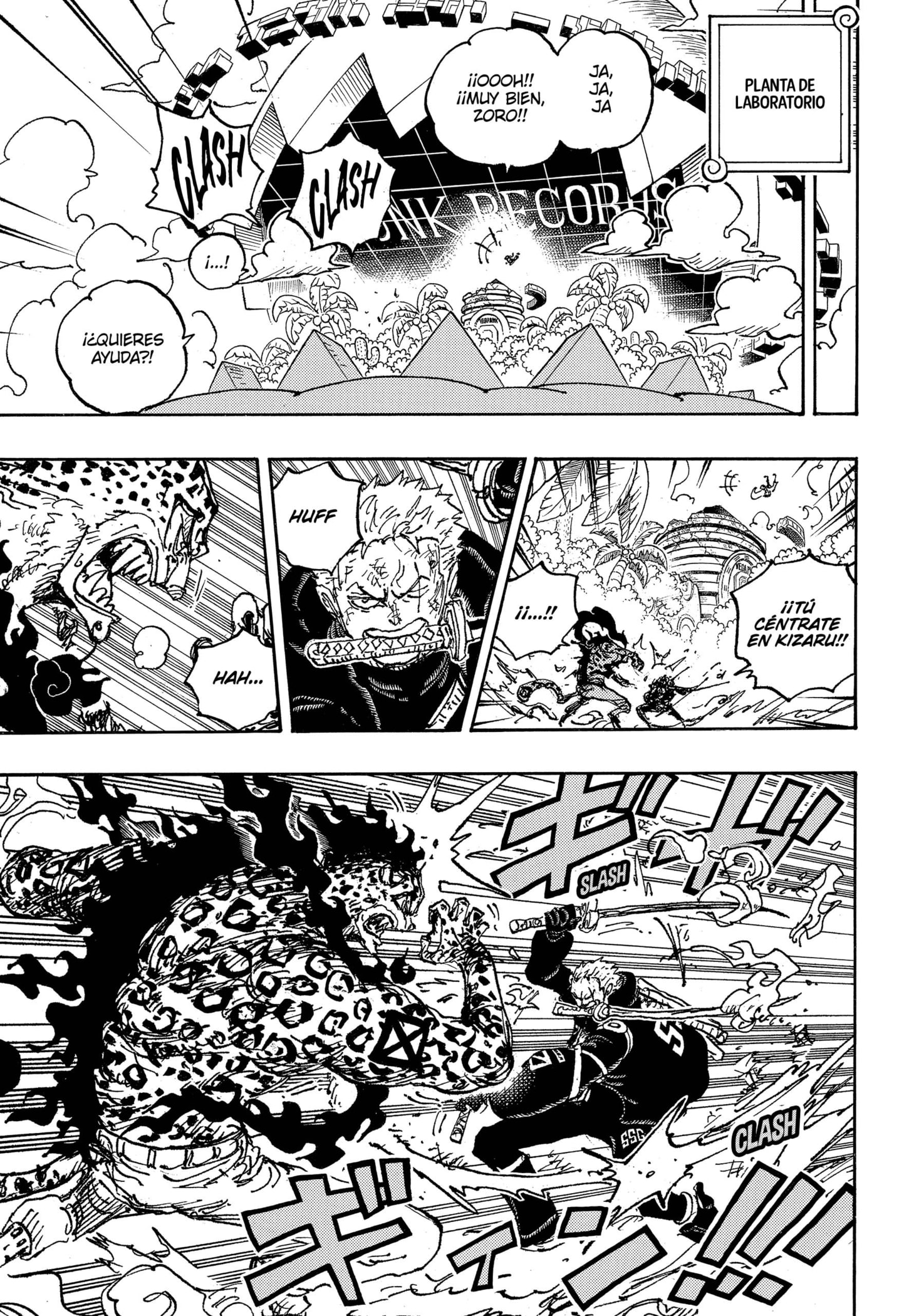 One Piece Capitulo 1093: Luffy Vs. Kizaru página 7