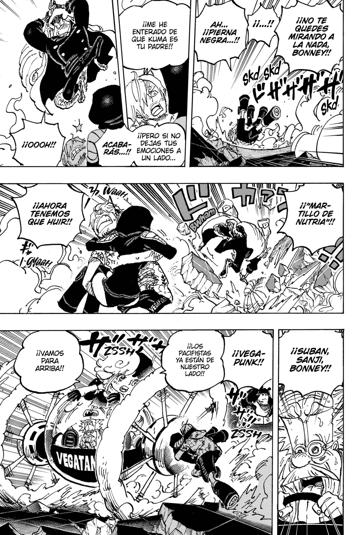 One Piece Capitulo 1094: Dios Guerrero de la Defensa Científica, Saint Jaygarcia Saturn página 10