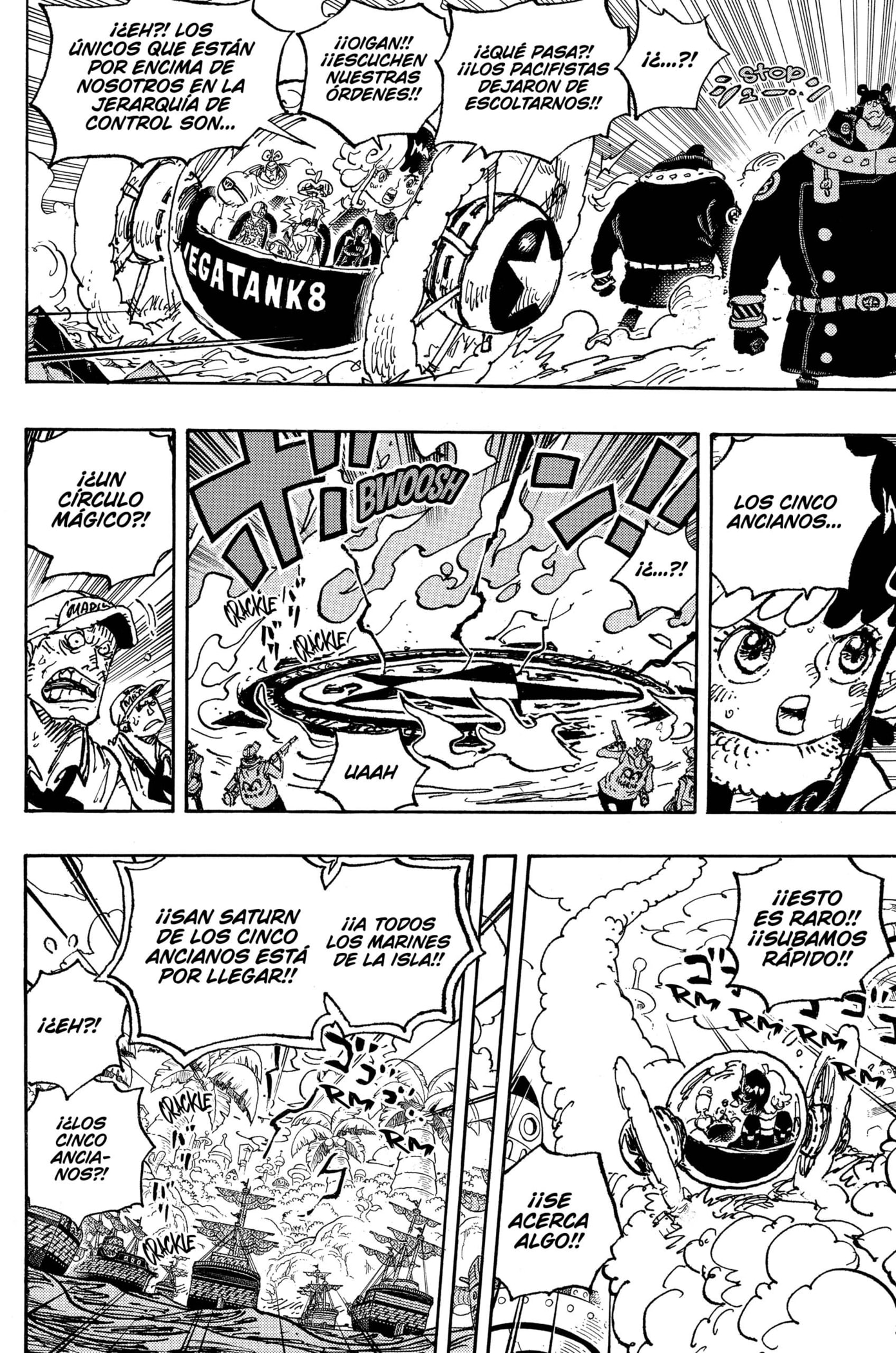 One Piece Capitulo 1094: Dios Guerrero de la Defensa Científica, Saint Jaygarcia Saturn página 13