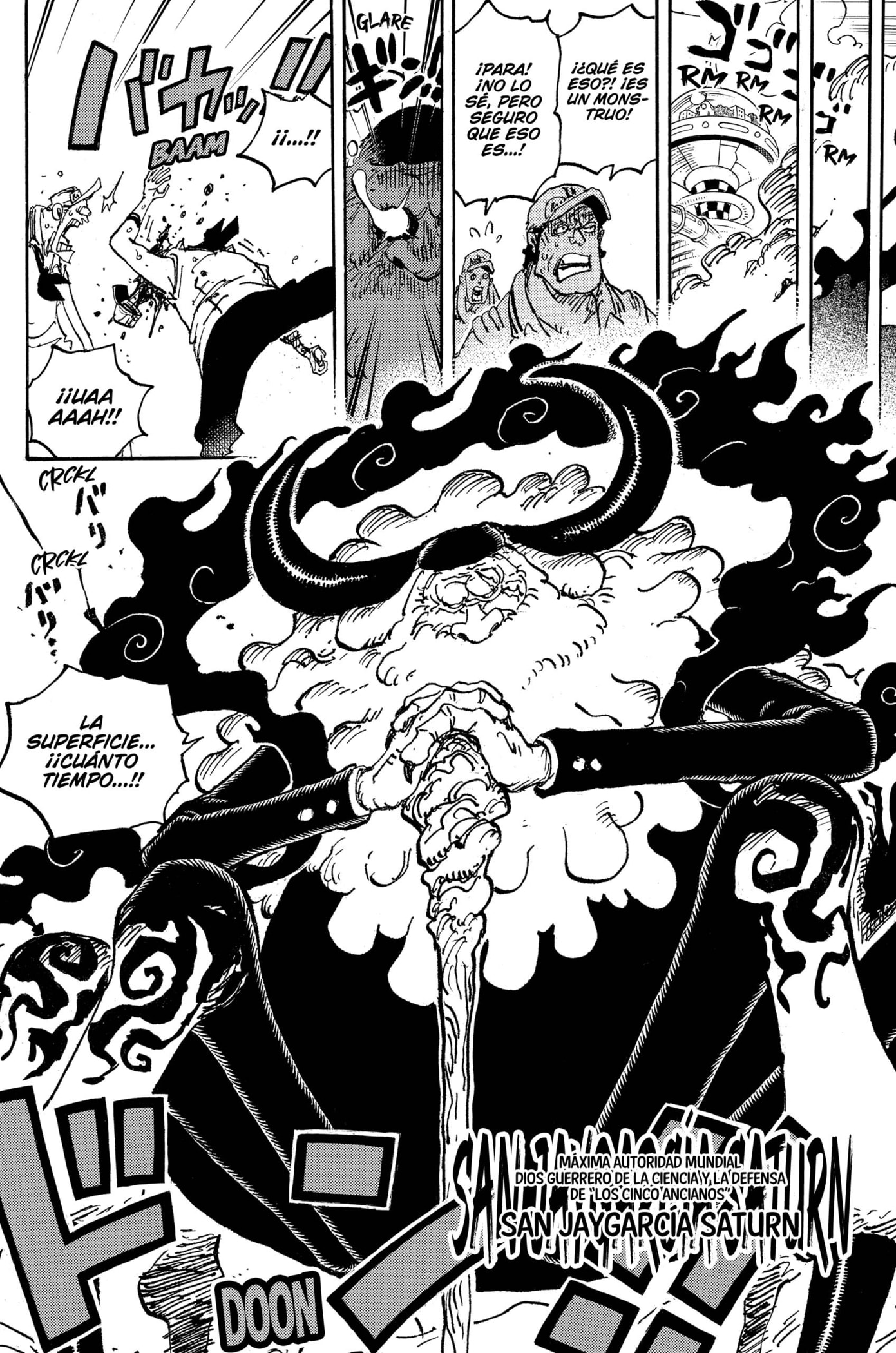 One Piece Capitulo 1094: Dios Guerrero de la Defensa Científica, Saint Jaygarcia Saturn página 15