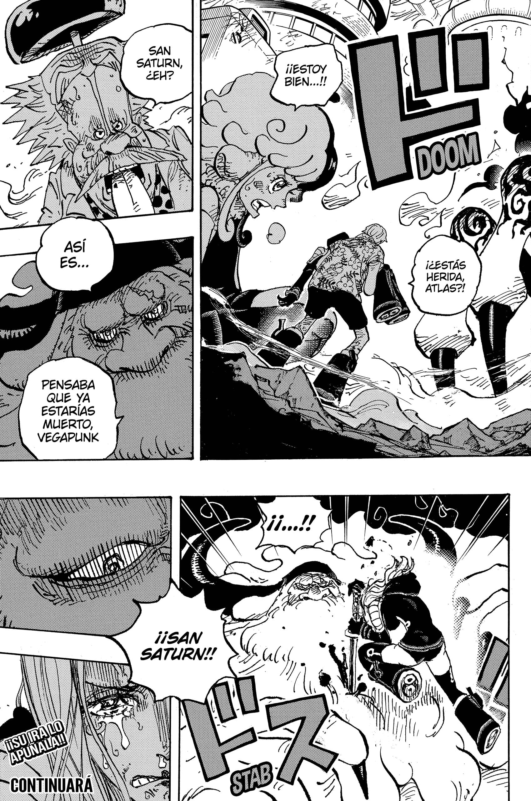One Piece Capitulo 1094: Dios Guerrero de la Defensa Científica, Saint Jaygarcia Saturn página 20