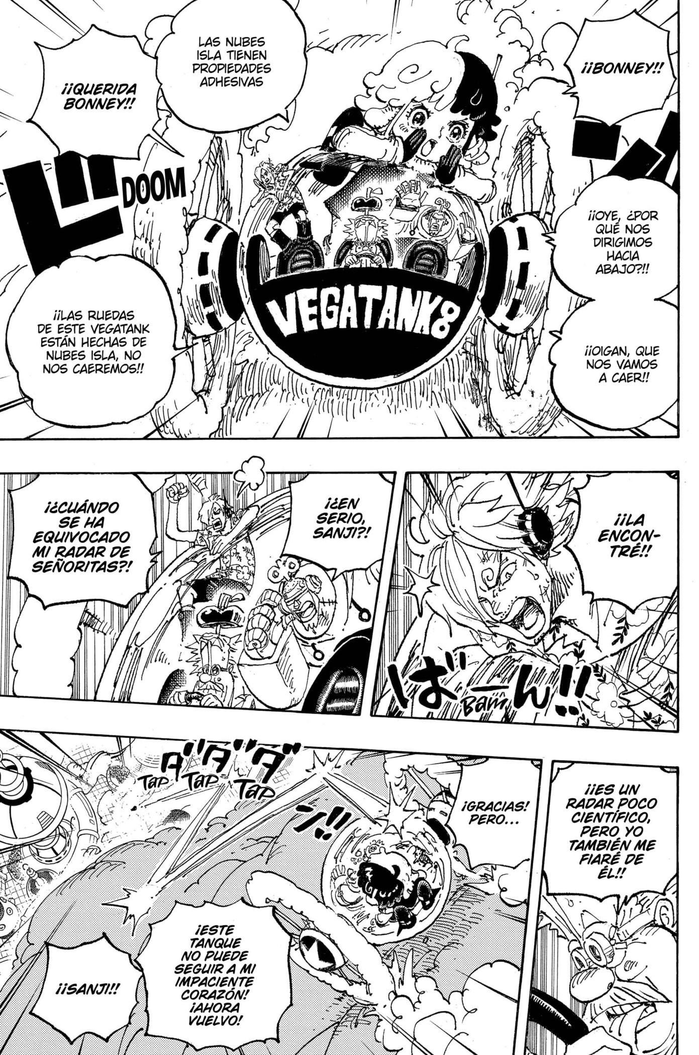 One Piece Capitulo 1094: Dios Guerrero de la Defensa Científica, Saint Jaygarcia Saturn página 6