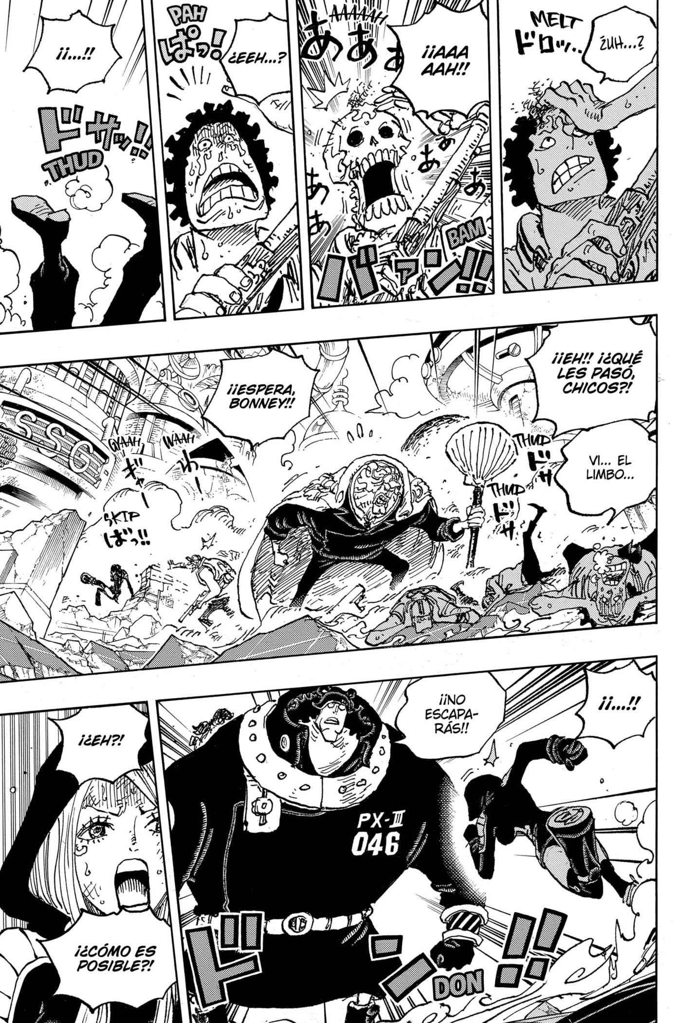 One Piece Capitulo 1094: Dios Guerrero de la Defensa Científica, Saint Jaygarcia Saturn página 8