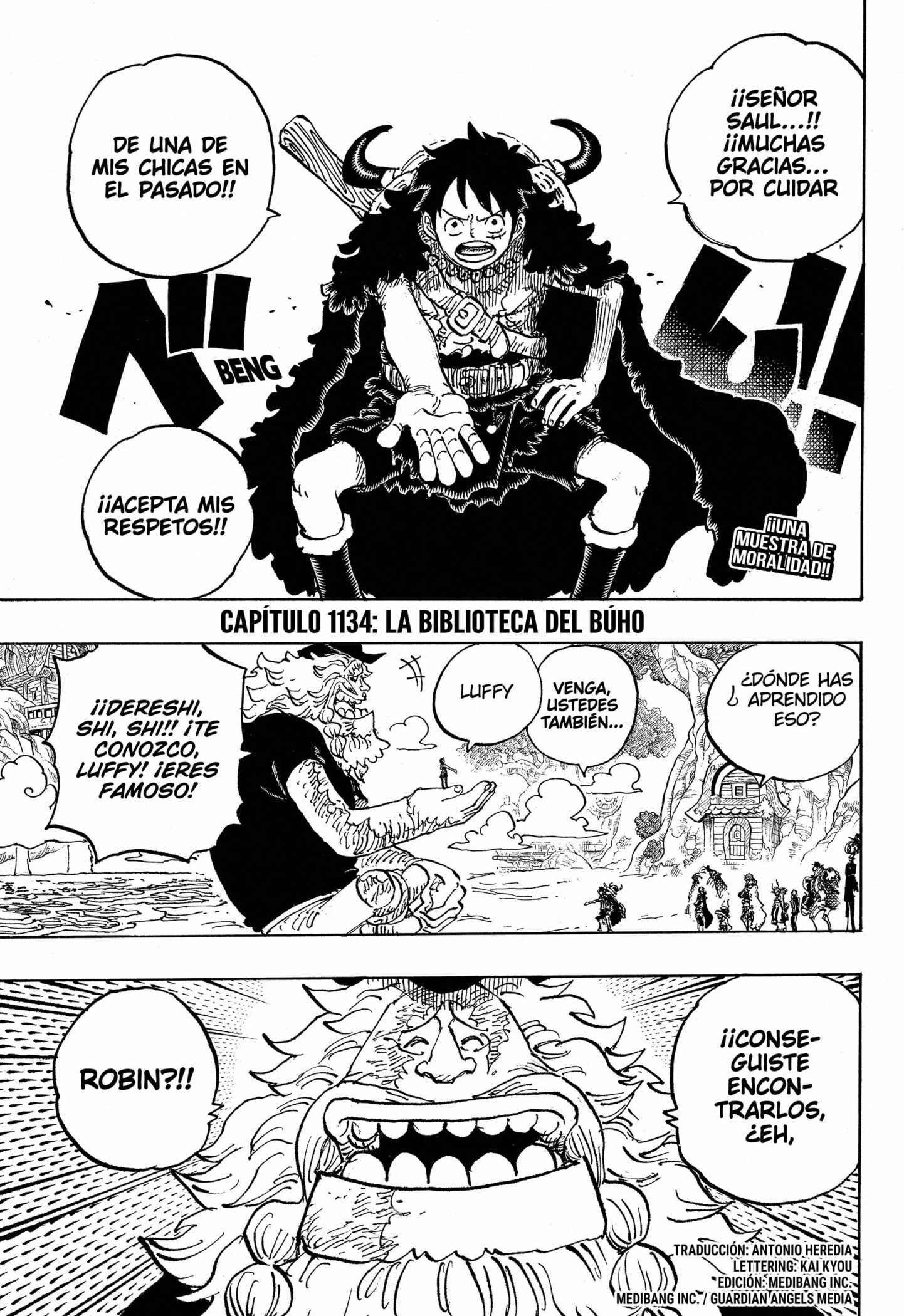 One Piece Capitulo 1134 página 2