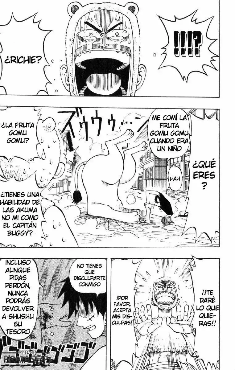 One Piece Capitulo 13: "Tesoro" página 13