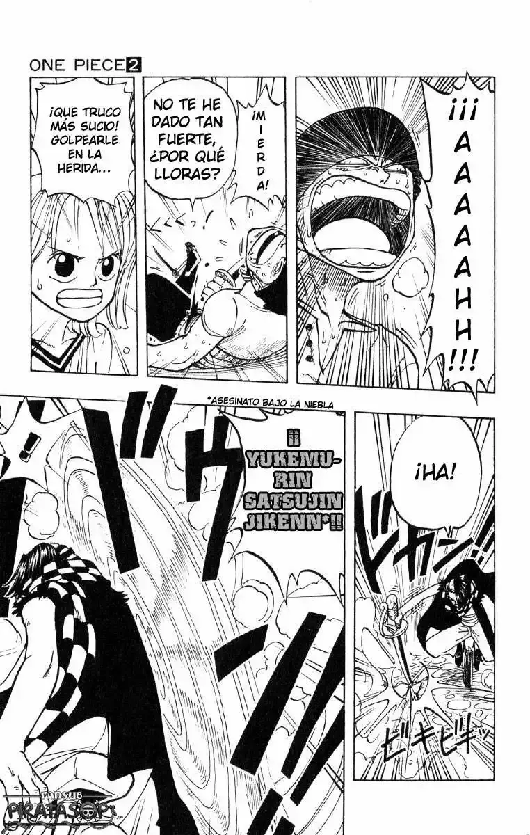 One Piece Capitulo 16: "¡¡Versus!! Los Piratas de Buggy" página 11