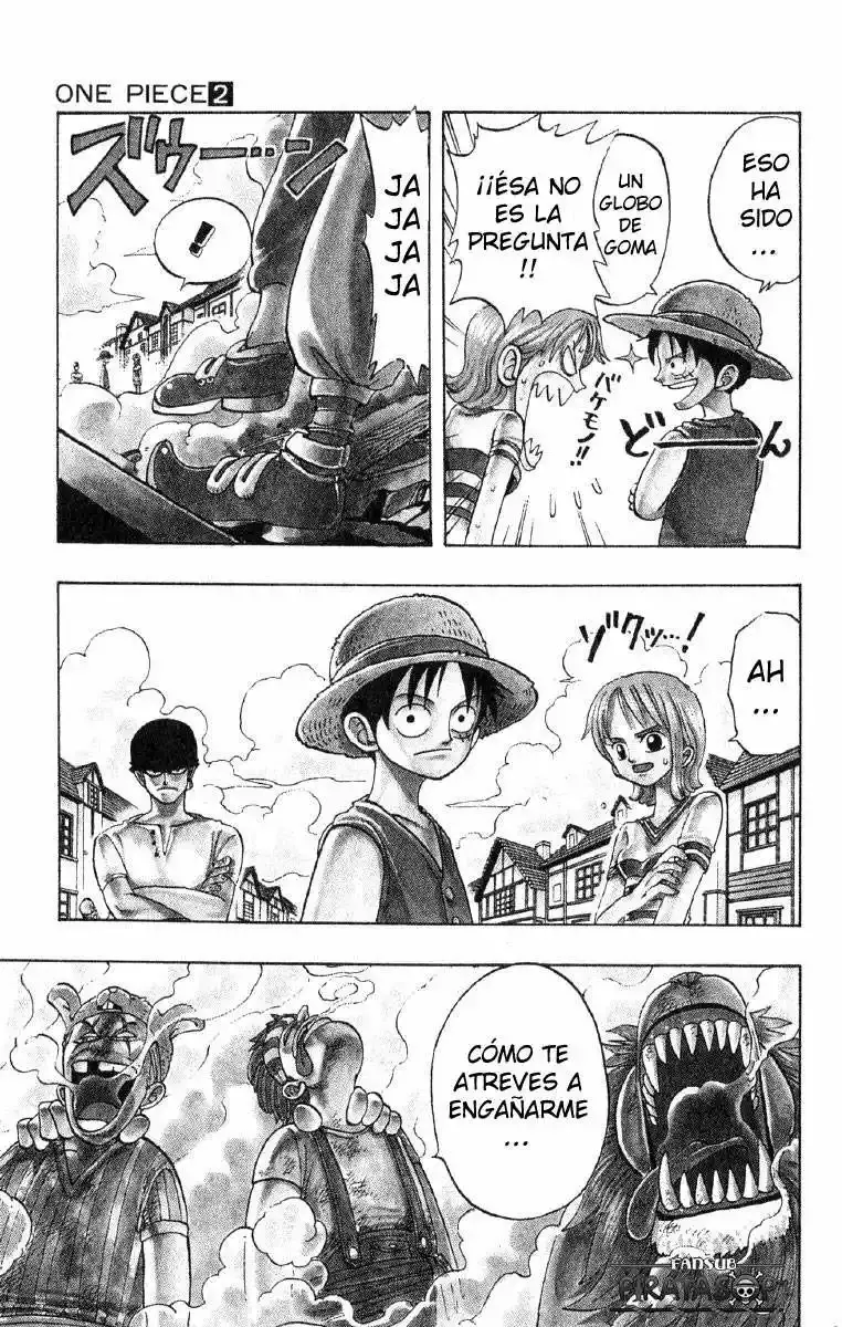One Piece Capitulo 16: "¡¡Versus!! Los Piratas de Buggy" página 3