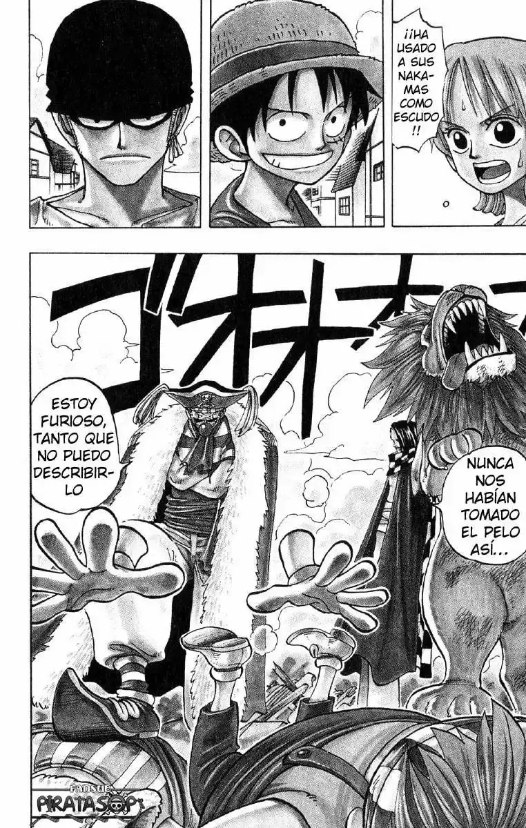 One Piece Capitulo 16: "¡¡Versus!! Los Piratas de Buggy" página 4