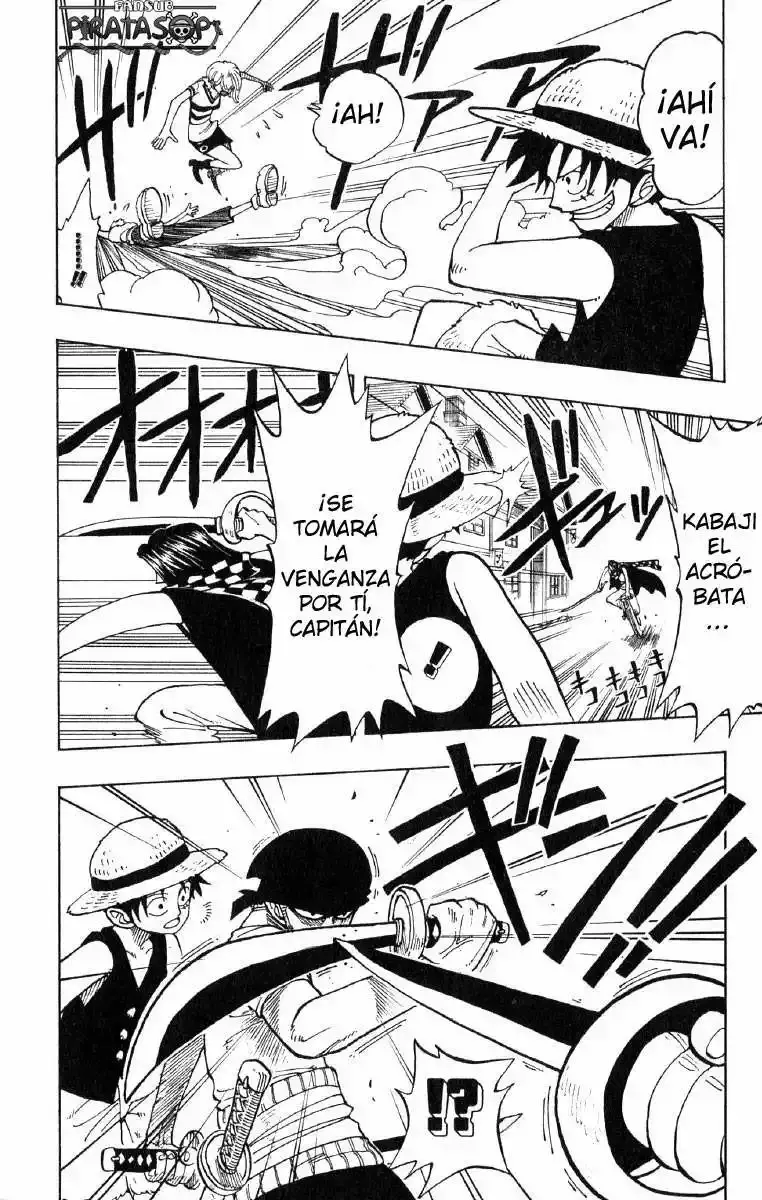 One Piece Capitulo 16: "¡¡Versus!! Los Piratas de Buggy" página 8