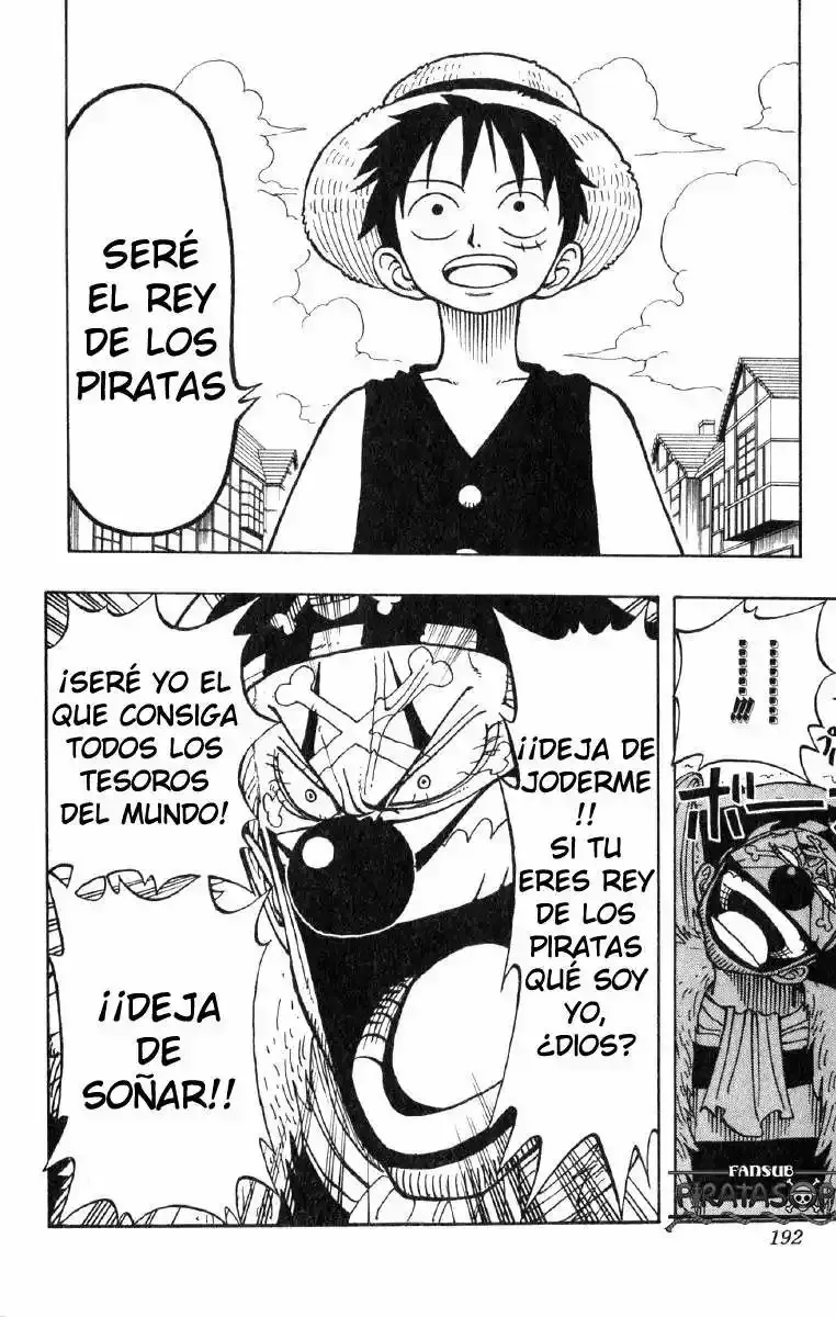 One Piece Capitulo 17: "Carácter" página 20