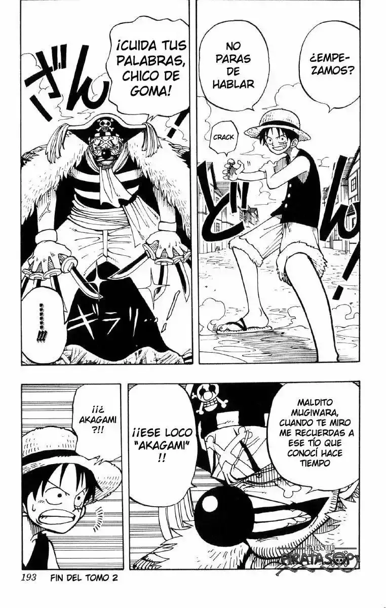 One Piece Capitulo 17: "Carácter" página 21
