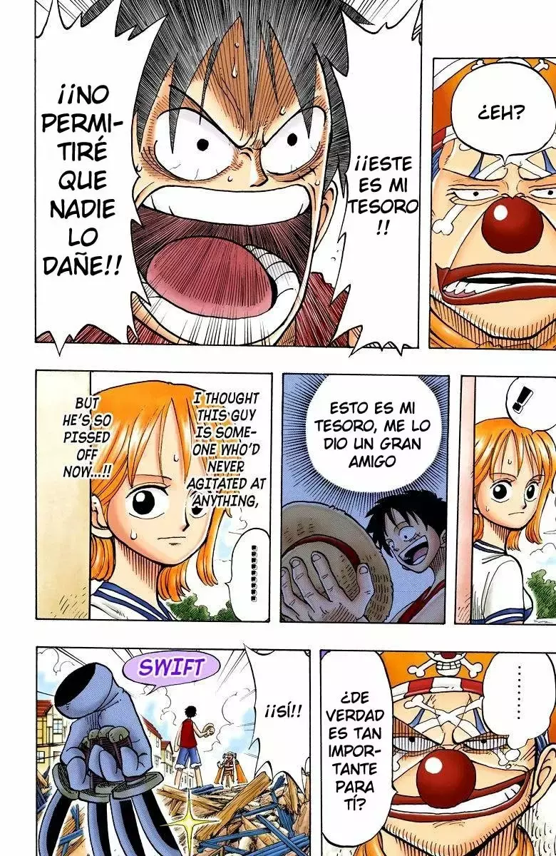 One Piece Capitulo 18: "El Pirata, Buggy el Payaso" página 15