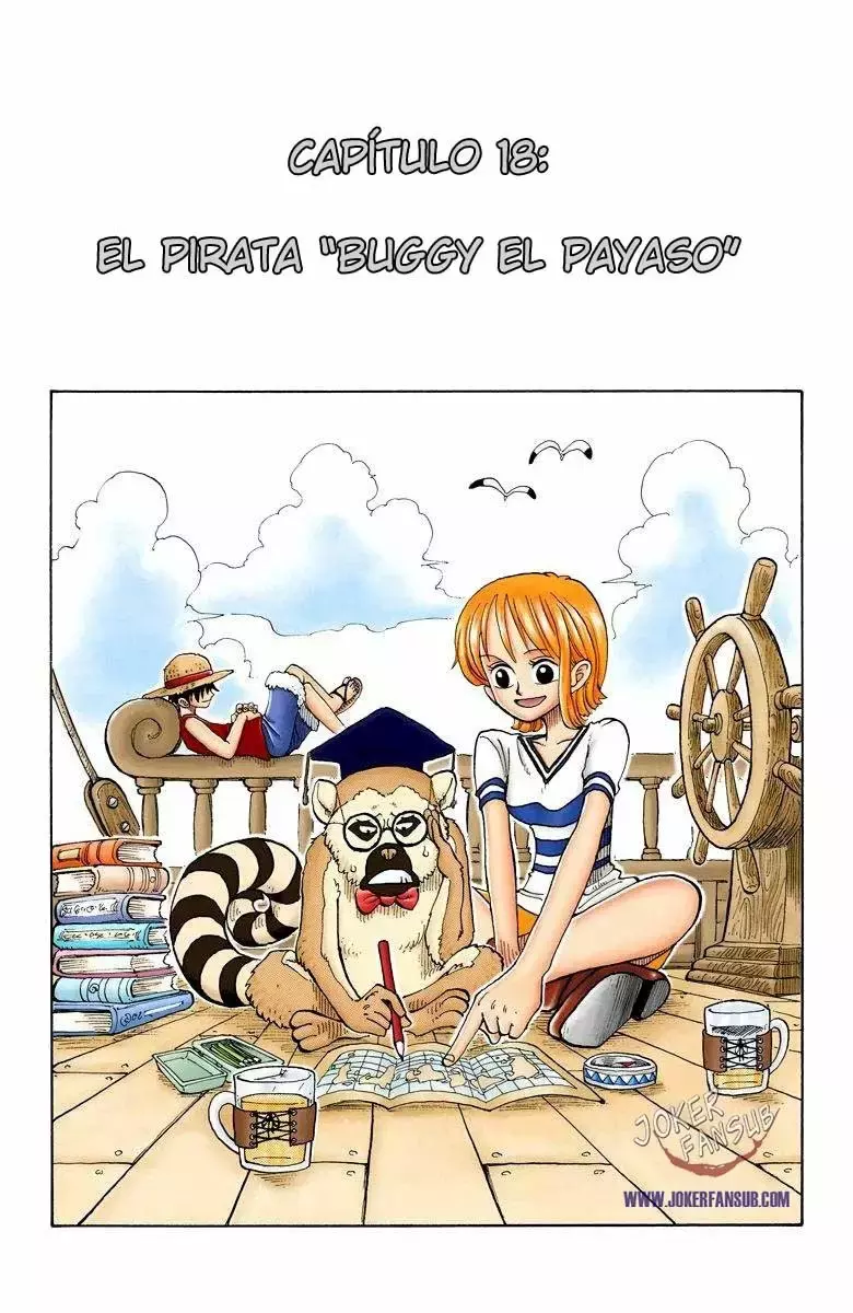 One Piece Capitulo 18: "El Pirata, Buggy el Payaso" página 2
