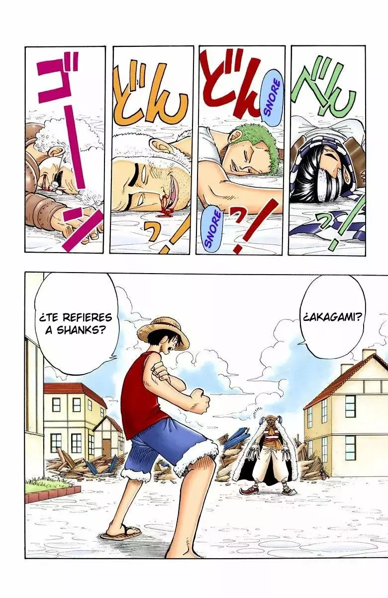One Piece Capitulo 18: "El Pirata, Buggy el Payaso" página 3
