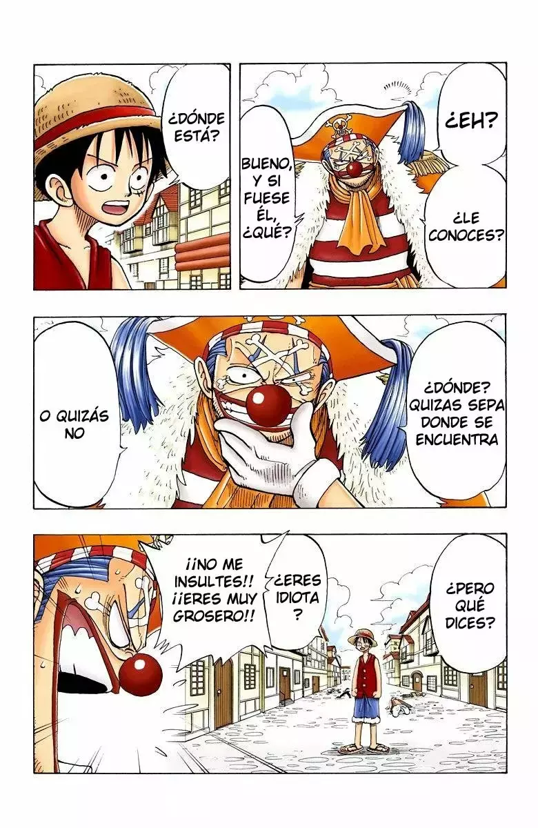 One Piece Capitulo 18: "El Pirata, Buggy el Payaso" página 4