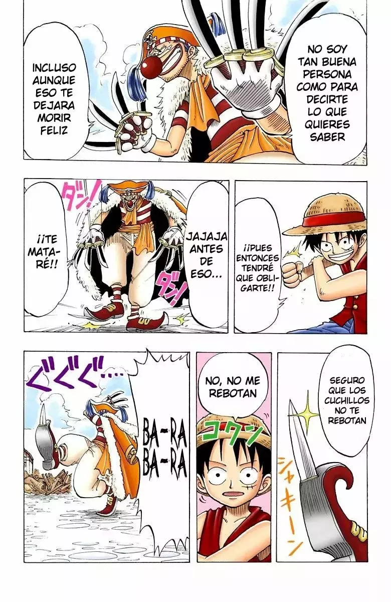 One Piece Capitulo 18: "El Pirata, Buggy el Payaso" página 5