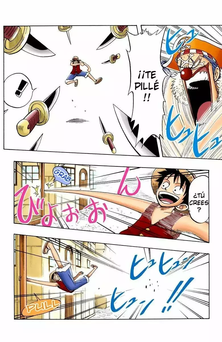 One Piece Capitulo 18: "El Pirata, Buggy el Payaso" página 7