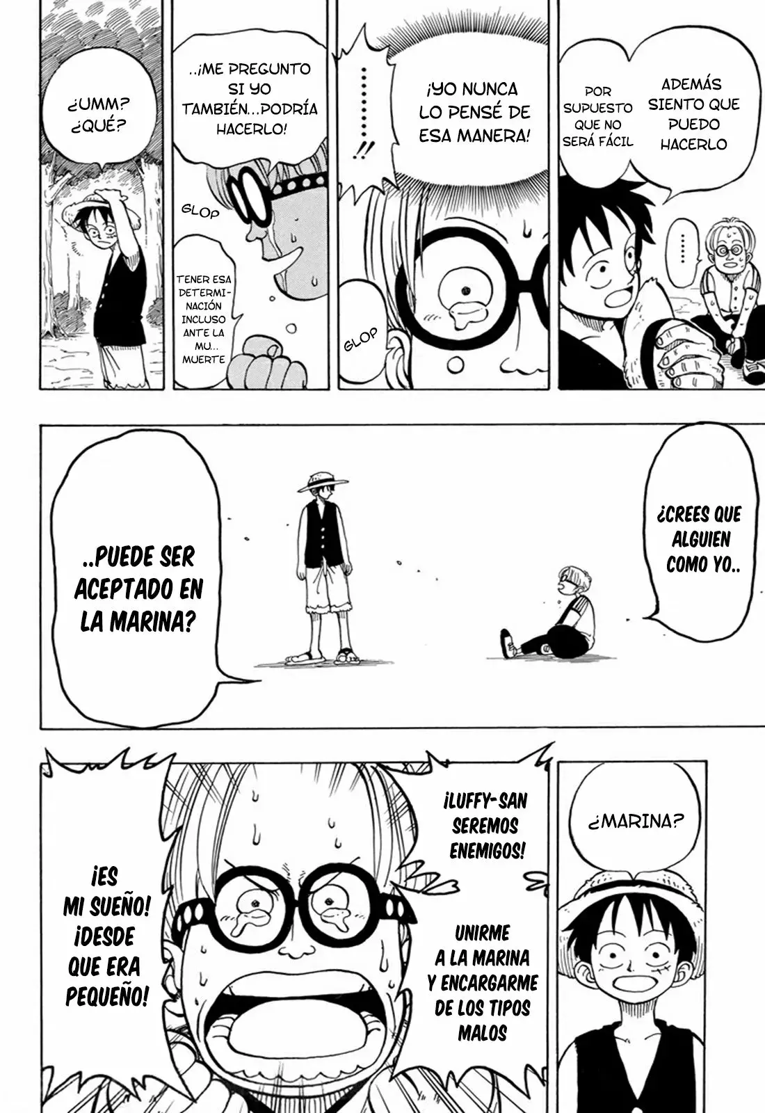 One Piece Capitulo 2: "Ese Chico es, Luffy Sombrero de Paja" página 16
