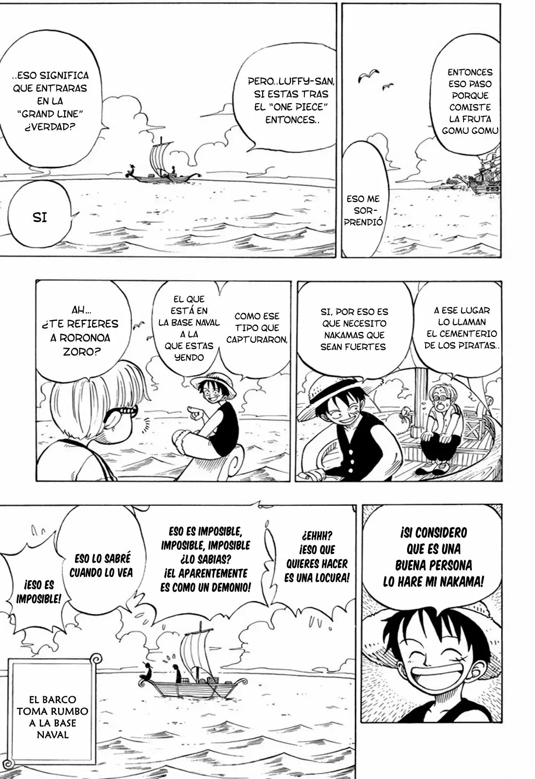 One Piece Capitulo 2: "Ese Chico es, Luffy Sombrero de Paja" página 23