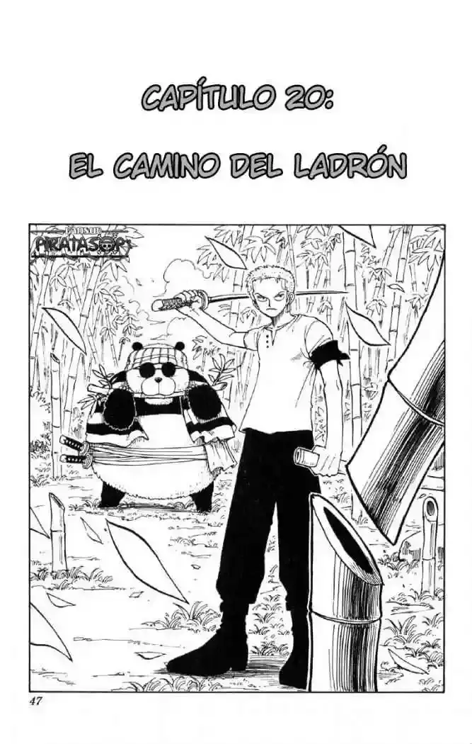One Piece Capitulo 20: "El Camino del Ladrón" página 2