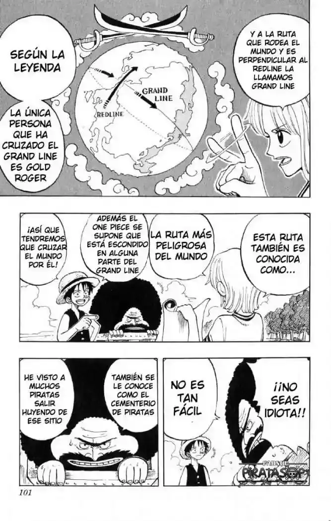 One Piece Capitulo 22: "Eres un Bicho Raro" página 16