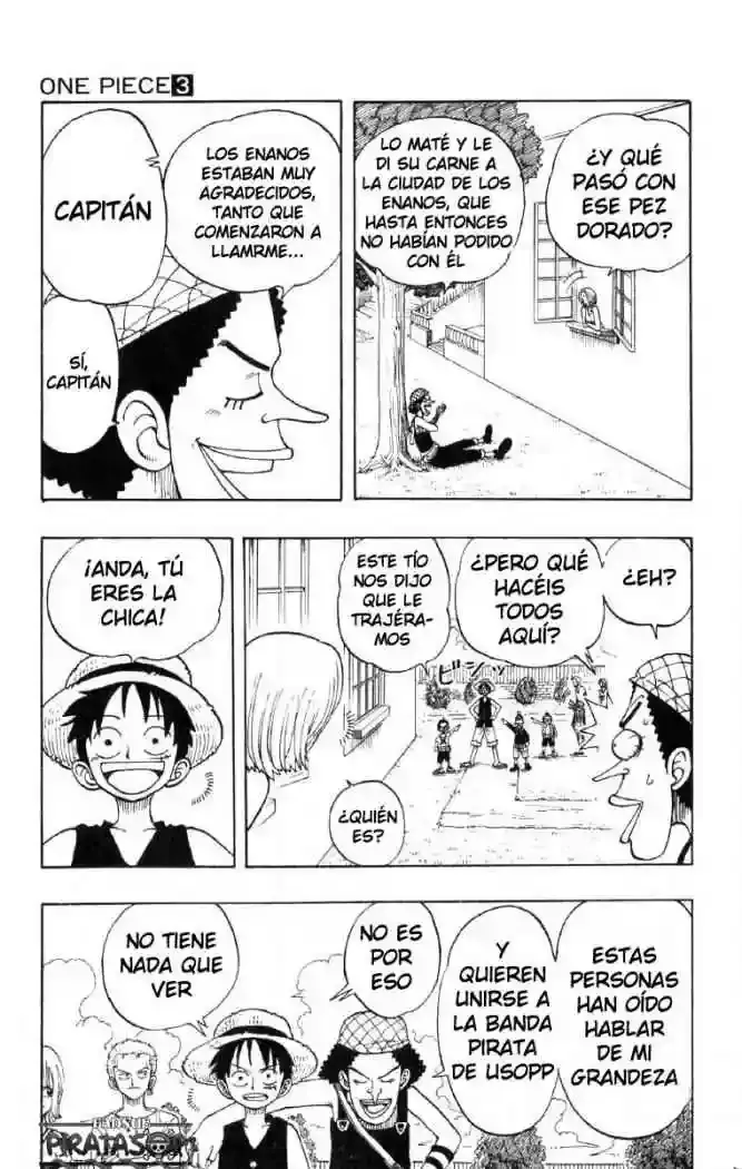 One Piece Capitulo 24: "Aquello de lo que no se puede mentir" página 14