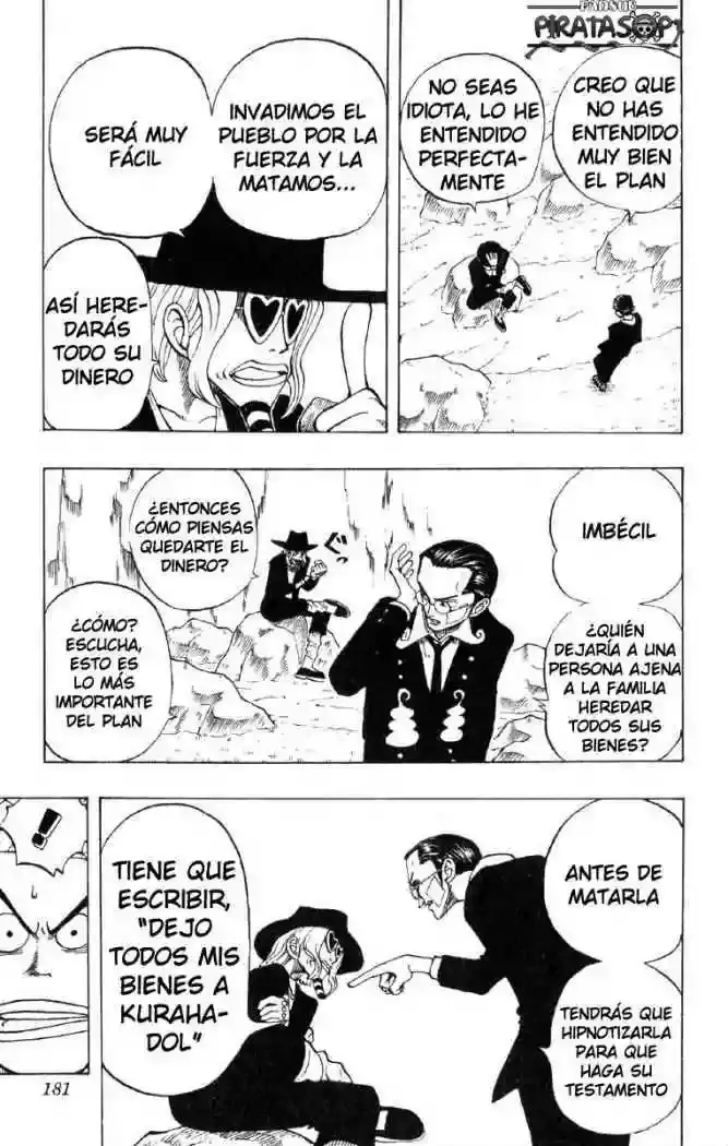 One Piece Capitulo 26: "El Plan del Capitán Kuro" página 3