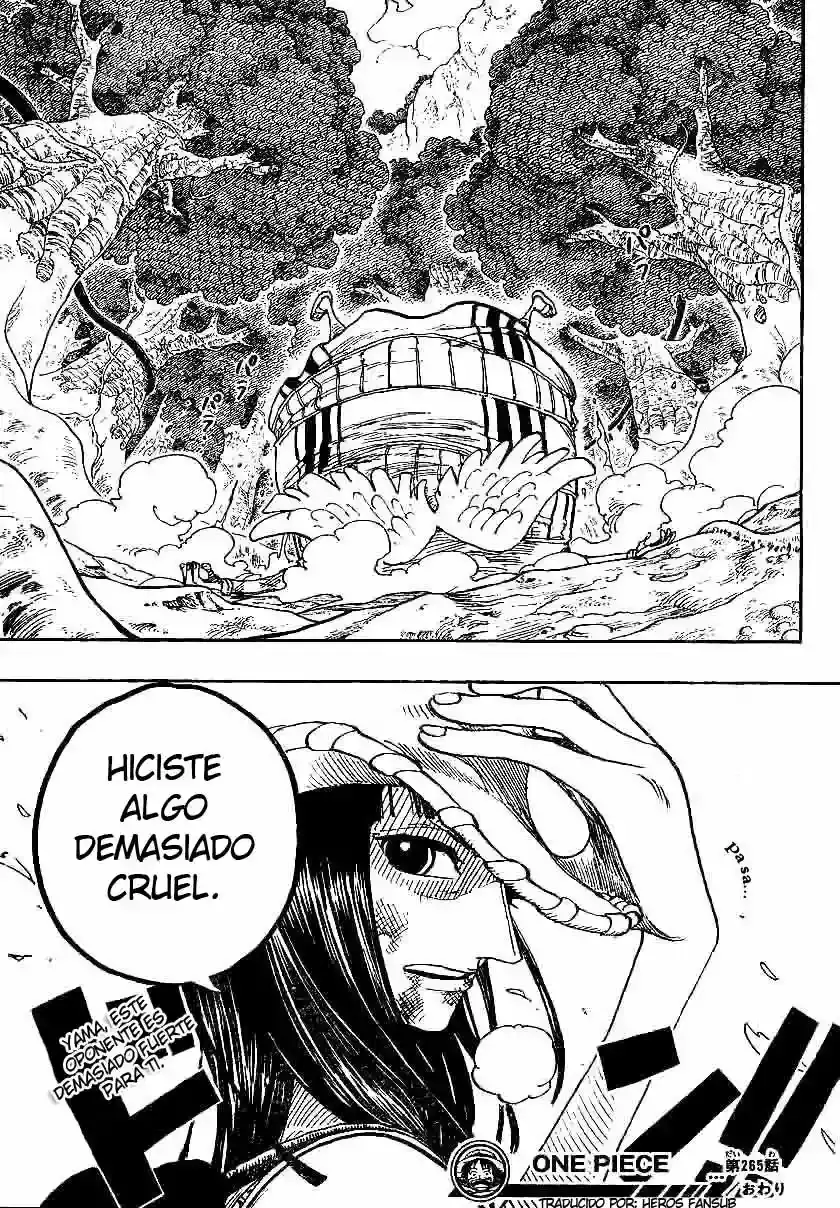 One Piece Capitulo 265 página 19