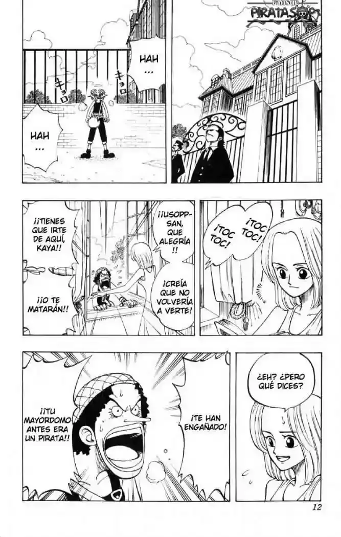 One Piece Capitulo 27: "Plan" página 12