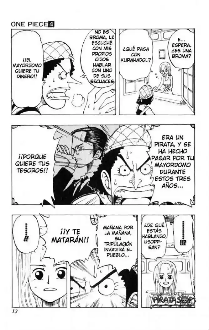 One Piece Capitulo 27: "Plan" página 13