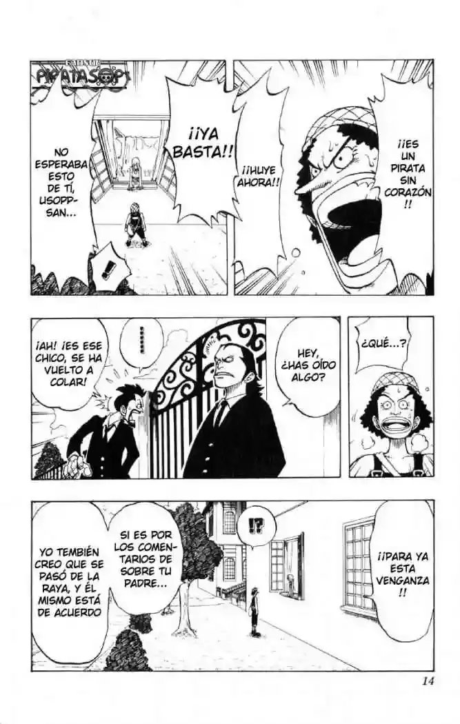 One Piece Capitulo 27: "Plan" página 14