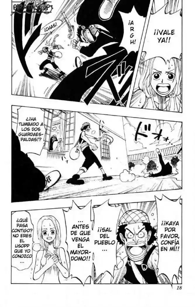 One Piece Capitulo 27: "Plan" página 18