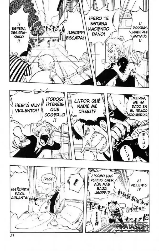 One Piece Capitulo 27: "Plan" página 21
