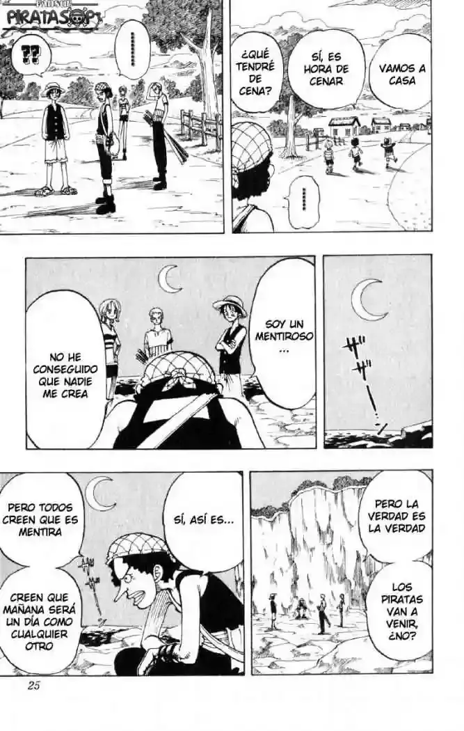 One Piece Capitulo 27: "Plan" página 25