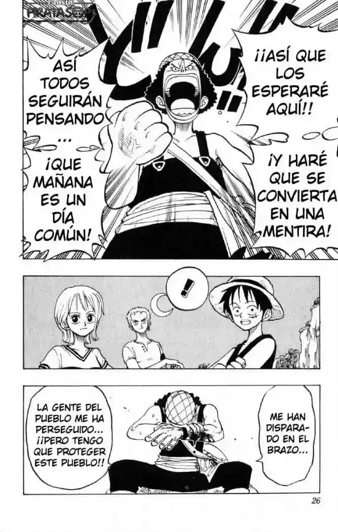 One Piece Capitulo 27: "Plan" página 26