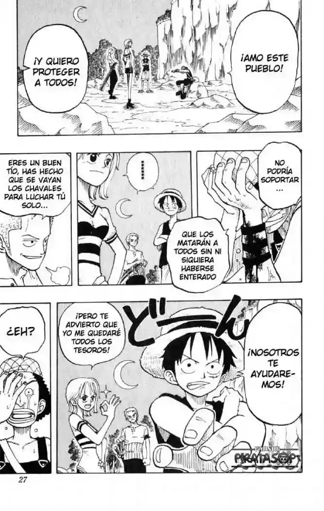 One Piece Capitulo 27: "Plan" página 27