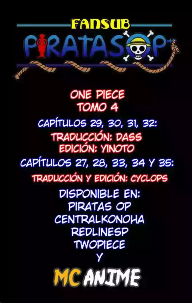 One Piece Capitulo 27: "Plan" página 3