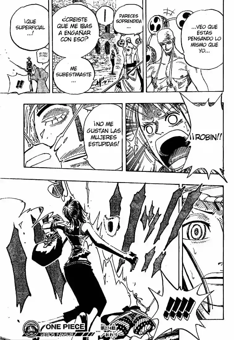 One Piece Capitulo 274 página 20