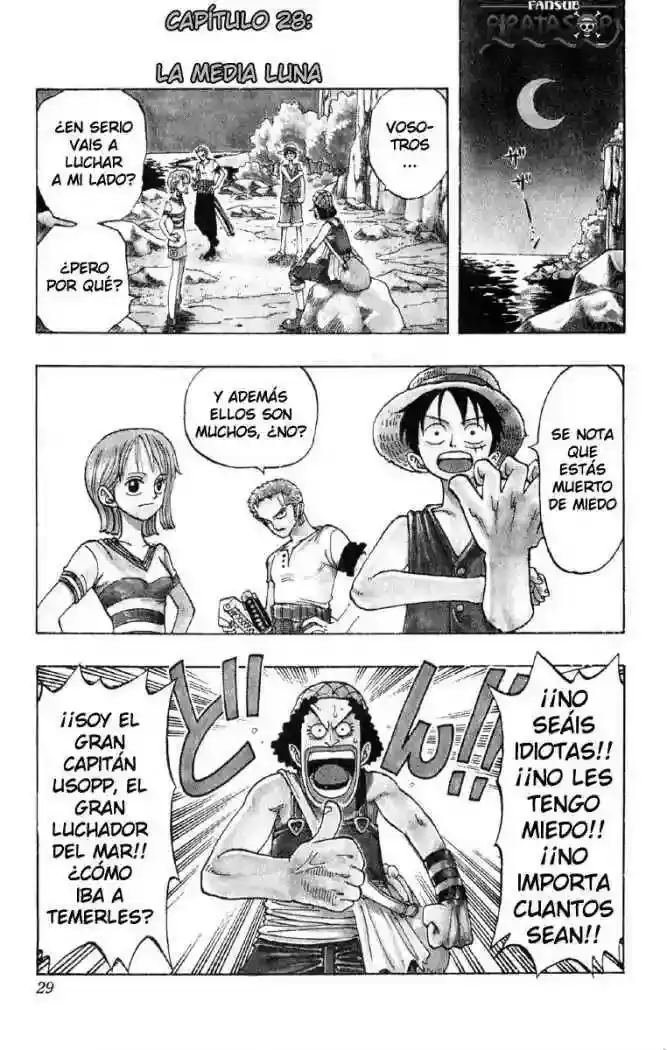 One Piece Capitulo 28: "Luna Nueva" página 2