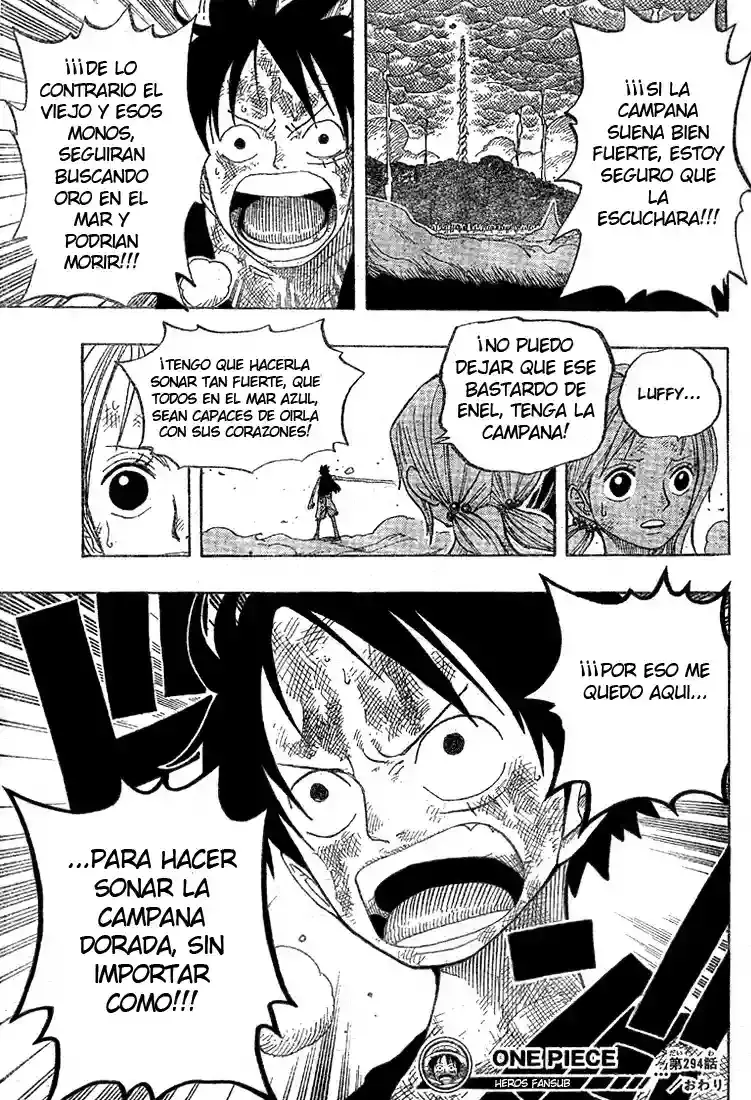 One Piece Capitulo 294 página 18