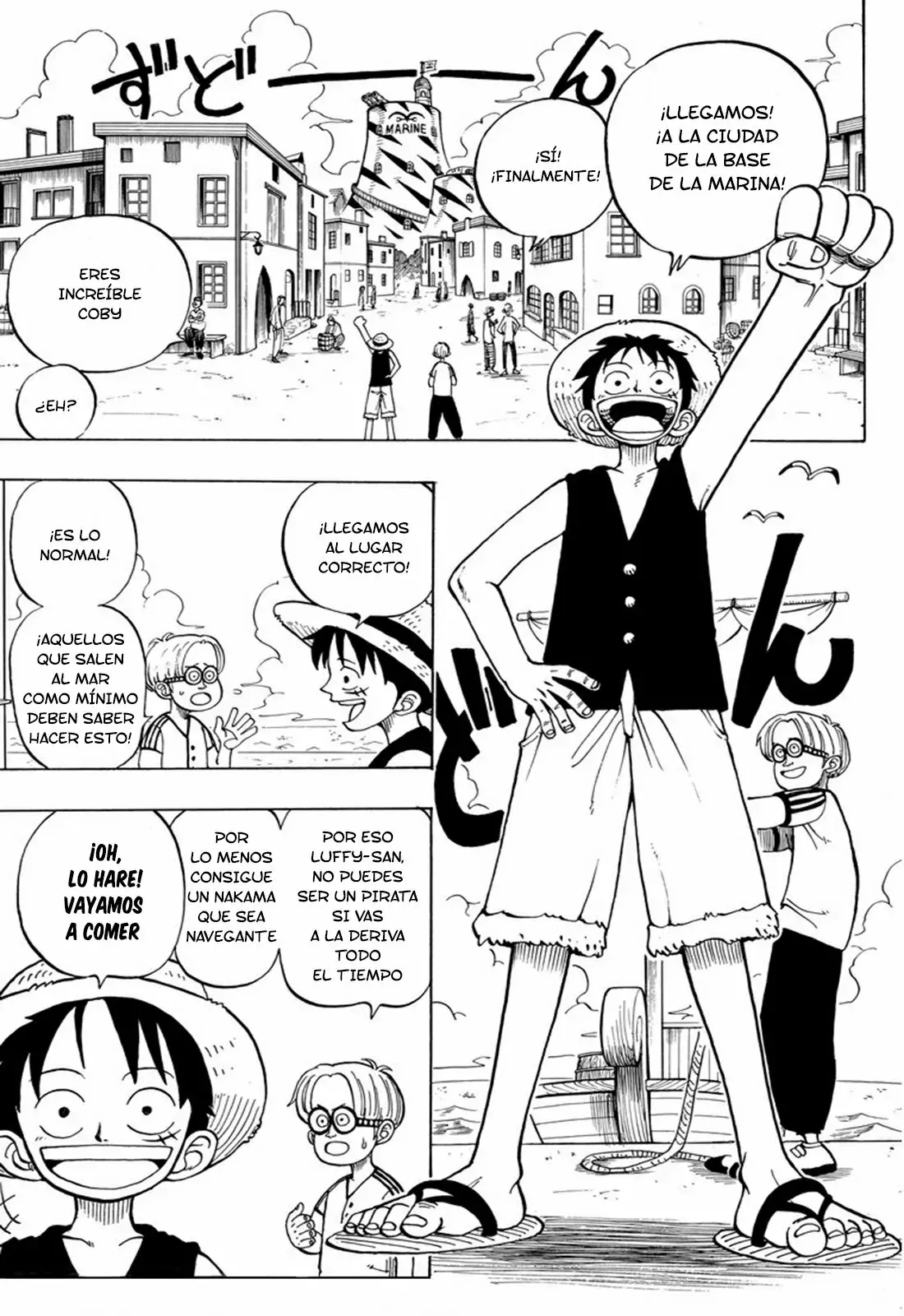One Piece Capitulo 3: "Aparece el cazador de piratas Zoro" página 3