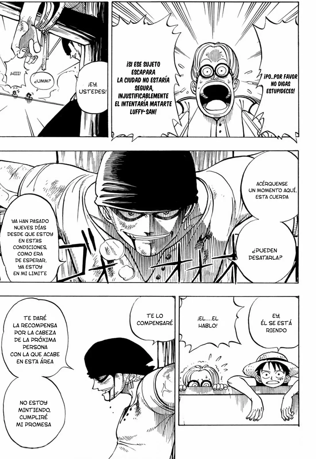 One Piece Capitulo 3: "Aparece el cazador de piratas Zoro" página 9