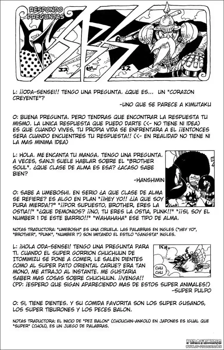 One Piece Capitulo 318 página 20