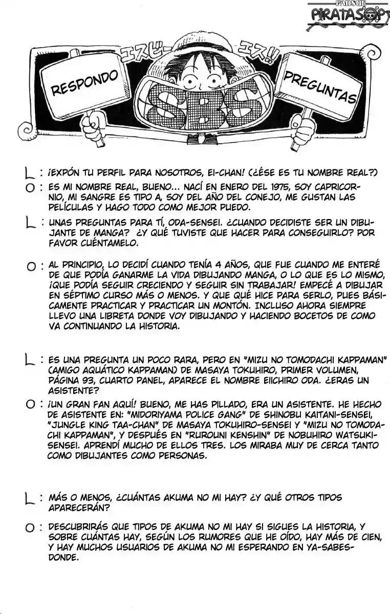 One Piece Capitulo 33: "El hombre silencioso" página 20
