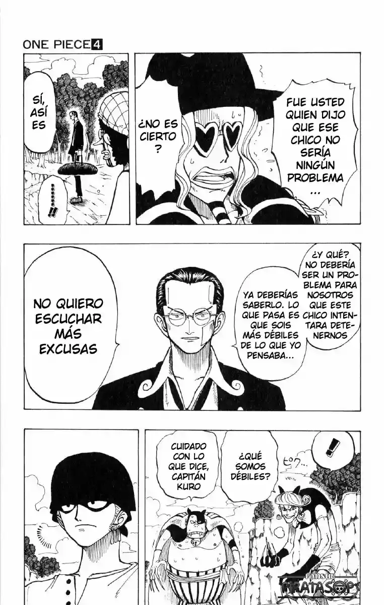 One Piece Capitulo 33: "El hombre silencioso" página 3