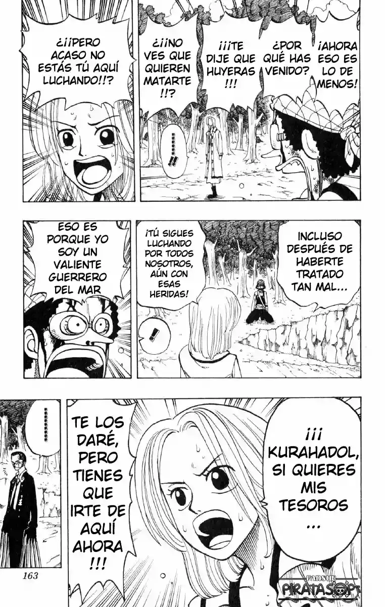One Piece Capitulo 34: "Kurahadol el mayordomo" página 13
